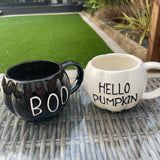 White Pumpkin Mug - 'Hello Pumpkin'