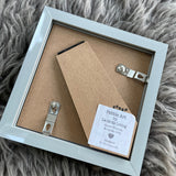 Mini Framed Pebble Art - 'Mr & Mrs Forever starts today'