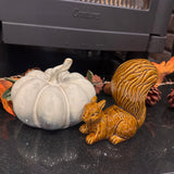 Ceramic Glossed brown Squirrel H13cm