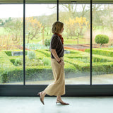 Chalk - Molly Light Tan Cropped Trouser