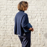 Chalk - Vicki Jumper stylish &amp; relaxed shape&nbsp;
Colour -&nbsp;Navy