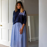 Chalk - Vicki Jumper stylish &amp; relaxed shape&nbsp;
Colour -&nbsp;Navy