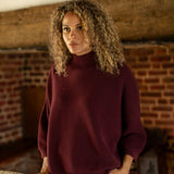 Chalk - Vicki Jumper stylish &amp; relaxed shape&nbsp;
Colour - Merlot