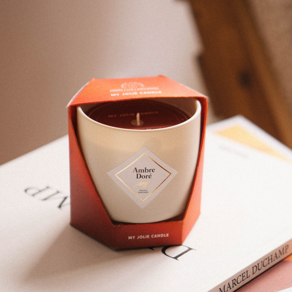 My Jolie Candle collection has collaborated with Maison Berger

My Jolie 180g Classic Candle
The Wooded Family fragrance
Fragrance - Golden Amber 