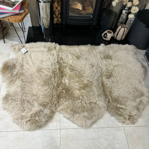 Hanlin - Pure New Wool Genuine Sheepskin Special Triple 160x190cm Colour - Oyster