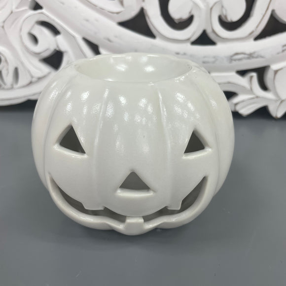 Pumpkin Wax Melt Oil Burner - White