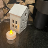Grey Ceramic Dainty LED House