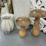 Wooden Toadstool - large