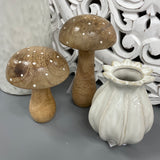 Wooden Toadstool - large