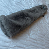 Chalk - Luxury Taupe Faux Fur Charlie Hot Water Bottle