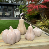 Speckled Ceramic Pumpkins - 2 sizes