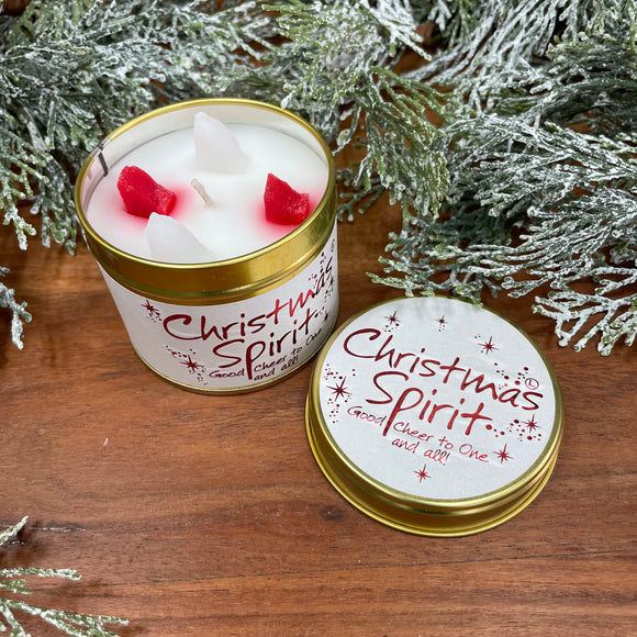 Lily Flame Britain's best loved scented candles  Like all Lily-Flame products, This Candle is Cruelty Free and Vegan Friendly!  Christmas Candle fragrance - Christmas Spirit