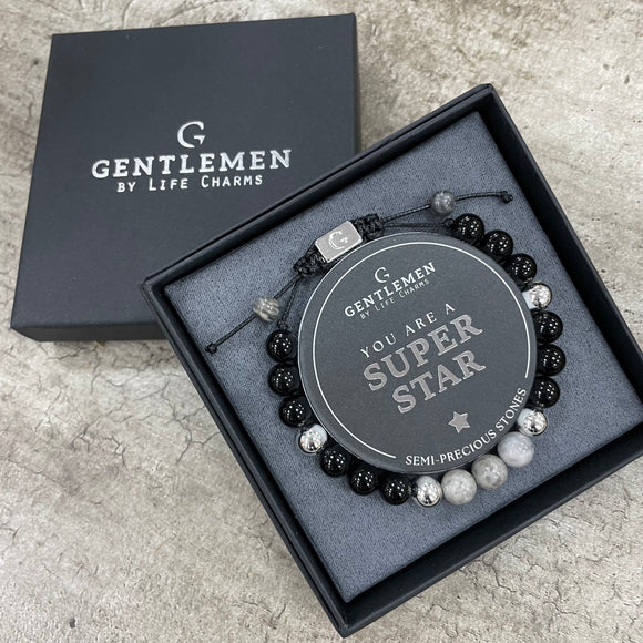 Life Charms Gentlemen Bracelet - ‘Super Star'