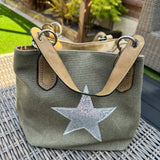 Glitter Star Bag - Khaki