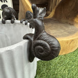 Cast Iron Pot Hangers - 4 Garden Creatures