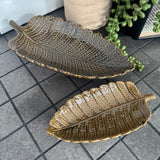 Green Leaf Trinket Plate - 2 sizes