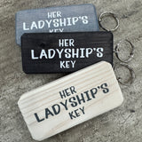Wooden Keyring - His Lordship's Key