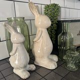 Natural Glazed mottled Rabbit Decorations&nbsp;
Available in 2 sizes: Small 20cm &amp; Large 26cm