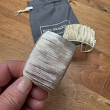 Eliza Gracious - Wire Wrapped Wide cuff Bracelet | 2 colours