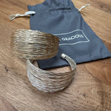 Eliza Gracious - Wire stranded Bangle | Silver