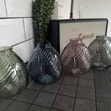 Blue Small Glass Bottle Vases - 4 styles