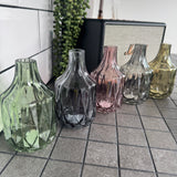 Blue Small Glass Bottle Vases - 4 styles
