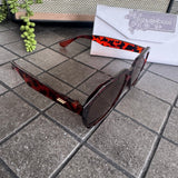 Eliza Gracious designer inspired Sunglasses UV400 protection Collection;


Mia square silhouette with rounded edges, semi transparent with small gold-tone emblem on the temples &amp; solid tinted lenses
Colour - Tortoiseshell&nbsp;