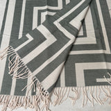 Right Angles Jacquard Doubleface Scarf - 3 Colours