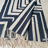 Right Angles Jacquard Doubleface Scarf - 3 Colours