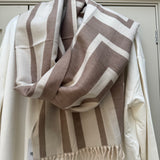 Right Angles Jacquard Doubleface Scarf - 3 Colours