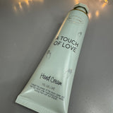 50ml Tube of hydrating fragranced Hand Cream
Fragrance - Fig Deluxe, luxurious scent notes
Quote on the Tube - Touch of Love