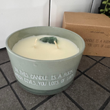 My Flame Lifestyle from the Netherlands; Creative, Fun &amp; Sassy Designs

Enter a world of quirky and personalised designs with My Flame. Sustainable and responsibly produced Soy Candles, Care Products &amp; Home Comforts.&nbsp;

Soy Crystal Candle 10.5cm
Presented in a&nbsp; Green Glass Jar with the Fragrance Minty Bamboo
Quote on the jar in white text 'In this candle is a rock which gives you lots of luck'
Inside the candle is a Green Aventurine crystal&nbsp;