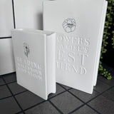 Radar Collection - Every product tells a story


For writers &amp; bookworms, nature lovers and flower fans:
The organic storytelling vases give both bouquets and words the perfect home.
Available in 2 sizes -
Small H13cm 'Reading makes your mind bloom'
Large H19cm 'Flowers are a girl's best friend'