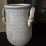 Grey Urn Vase with handles H29cm