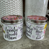 Best Kept Secret Candles - Handmade in the UK

Gift of the Year 2024 Category Winner


Just Because Tin Candle Collection with sprinkles of pink glitter &amp; gems on the top for that pretty finishing touch..


Meaningful quotes on the tin candle;
For a Lovely Lovely Mum

Forget the rest! Mum you're the best