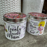 Best Kept Secret Candles - Handmade in the UK

Gift of the Year 2024 Category Winner


Just Because Tin Candle Collection with sprinkles of pink glitter &amp; gems on the top for that pretty finishing touch..


Meaningful quotes on the tin candle;
For a Lovely Lovely Mum

Forget the rest! Mum you're the best