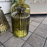 Olive Small Glass Bottle Vases - 5 styles