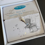 Life Charms the Thoughtful Jewellery Co.
'Me to You' Limited Edition Range - Bracelet Collection;


Quote on the Card - 'Have fun creating new memories '
Illustration - Tatty Teddy is in a hot air balloon catching hearts amongst the clouds..