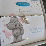 Life Charms the Thoughtful Jewellery Co.
'Me to You' Limited Edition Range - Bracelet Collection;


Quote on the Card - 'Especially for you'
Illustration - Tatty Teddy looking cute holding a soft dandelion in the grass and surrounded by flowers..