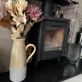 Ceramic Rustic two-toned Jug H42cm