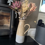 Ceramic Rustic two-toned Jug H42cm