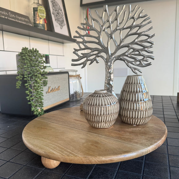 Wooden Plate Holder 40cm on feet