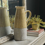 Ceramic Rustic two-toned Jug H42cm