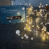 Illuminating ideas by Light Style London - quality &amp; stylish lights
Matt Crystal Blossom &amp; copper Light Chain&nbsp; - Battery powered 100 warm white LEDs