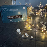 Illuminating ideas by Light Style London - quality &amp; stylish lights
Matt Crystal Blossom &amp; copper Light Chain&nbsp; - Battery powered 100 warm white LEDs