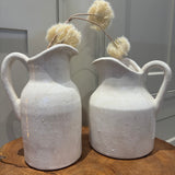 Off White Terracotta Roe Jugs - 2 sizes