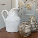 Off White Terracotta Roe Jugs - 2 sizes