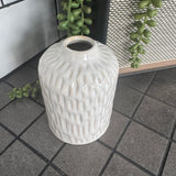 Small Glazed Natural tone textured Flower Vase 11cm