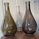 Olive Green Glass Vase Collection - 5 styles