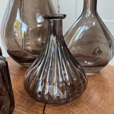 Warm Grey Glass Vase Collection - 5 styles